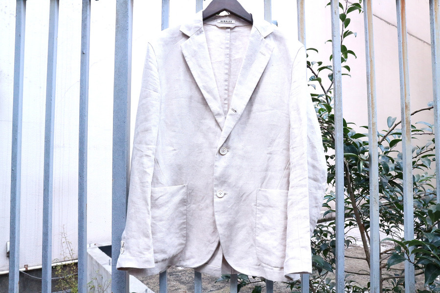 AURALEE/オーラリー】LINEN GABARDINE JAKET A8SJ01LG 入荷！[2020.03