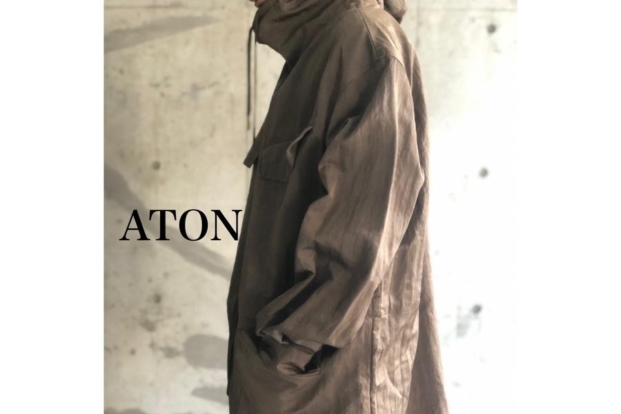 人気のドメスティックブランド【ATON/エイトン】から18AW NYLON FRENCH