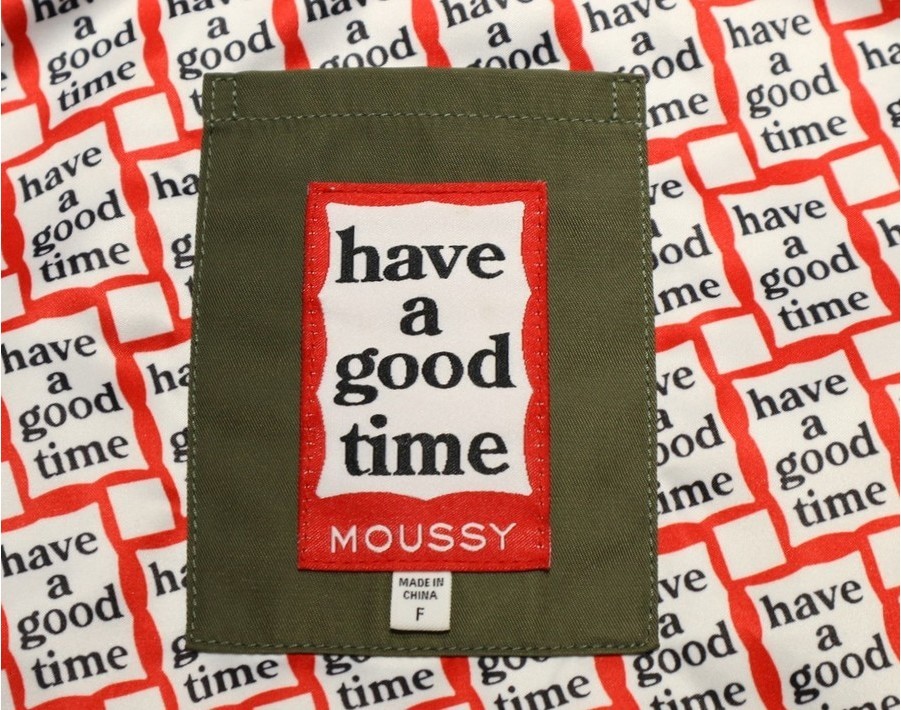 話題のセレクトショップhave a good timeとmoussyのコラボMA-1が入荷