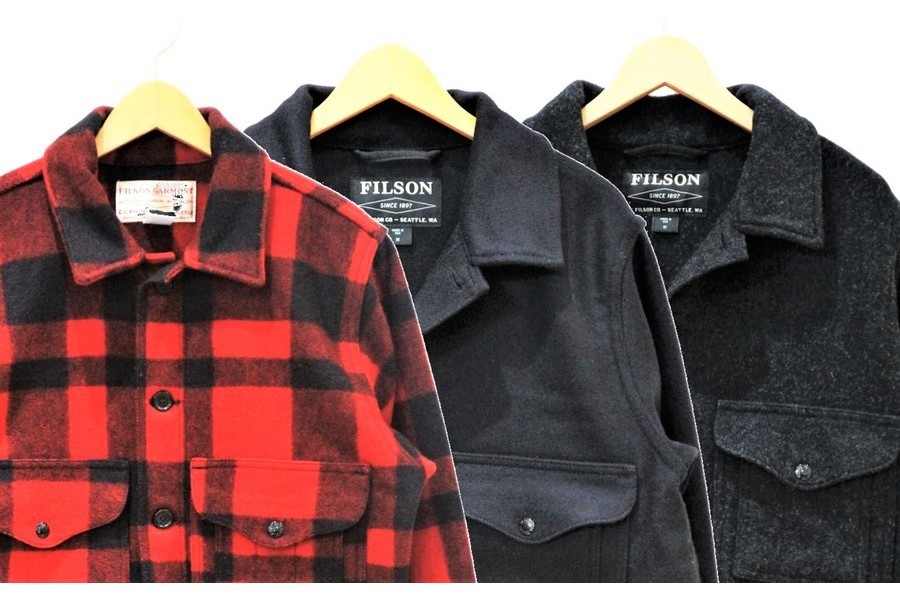 FILSON（フィルソン）定番のマッキーノウールクルーザーをなんと3色