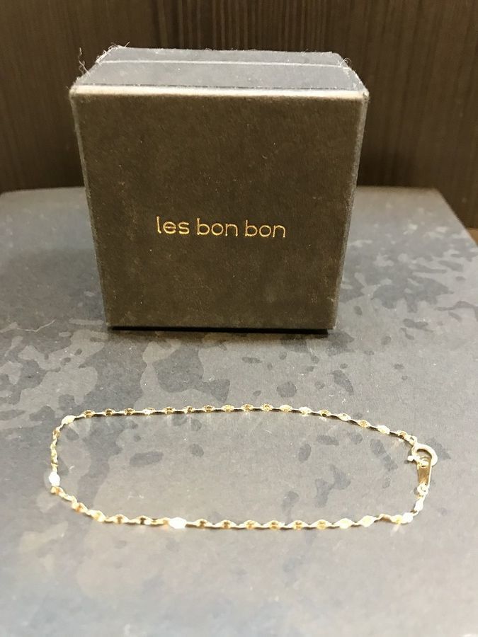 アクセサリーブランド【les bon bon/ル ボンボン】K10チェーンブレスレット  お買取りいたしました。[2021.05.30発行]｜トレファクスタイル新小岩店｜洋服・古着の買取と販売の専門店｜トレジャーファクトリー（トレファク）のファッションリユース