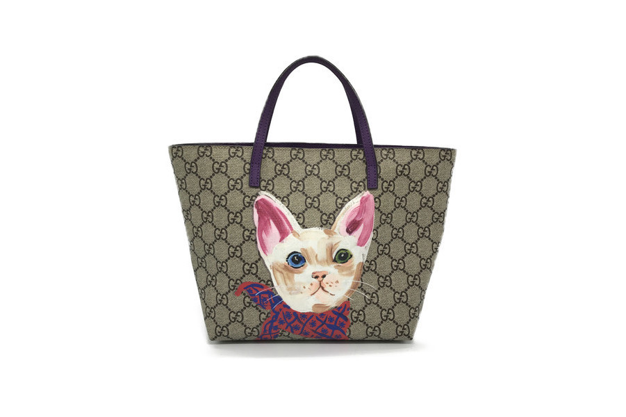 ラグジュアリーブランド【GUCCI / グッチ】キャットハンドバッグ