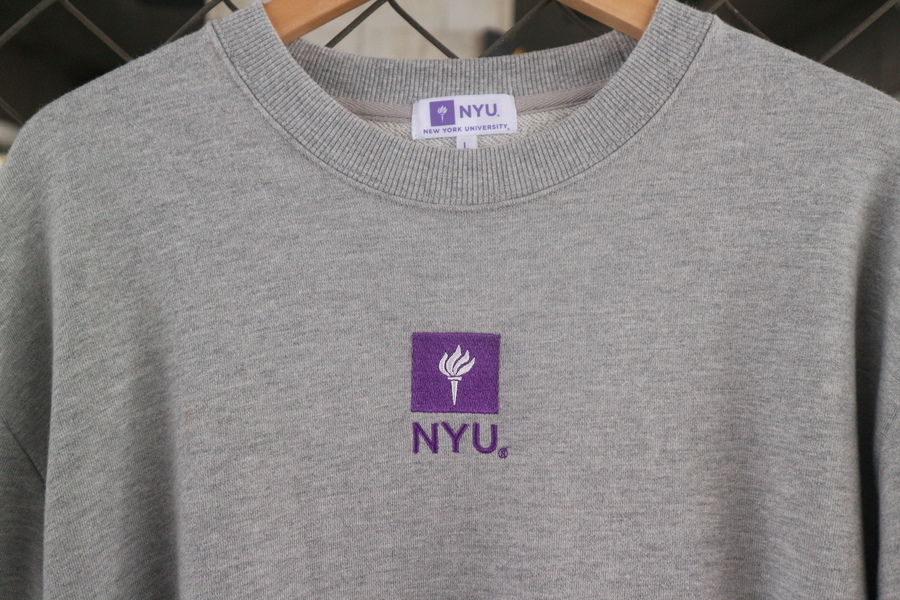 New York University/ニューヨークユニバーシティ】クルーネック