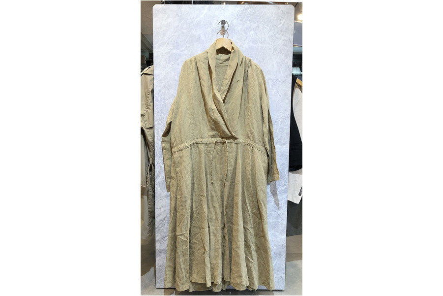 nest Robe /ネストローブ】カシュクールリネンワンピース入荷致しまし