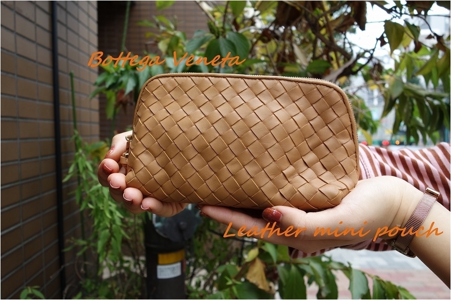 BOTTEGA VENETA/ボッテガベネタ】レザーミニポーチが入荷致しました