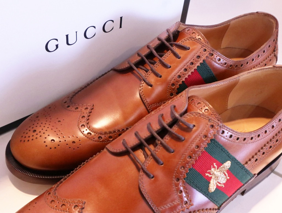 GUCCI/グッチ】シェリーラインエンボロイダリーウイングチップ シューズ入荷致しました[2020.06.09発行]｜トレファクスタイル稲毛店｜洋服・古着の買取と販売の専門店｜トレジャーファクトリー（トレファク）のファッションリユース