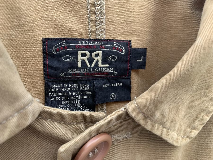 アメカジブランド【RRL/ダブルアールエル】ワークジャケット をお買取いたしました。[2021.08.01発行]｜トレファクスタイル稲毛店｜洋服・古着 の買取と販売の専門店｜トレジャーファクトリー（トレファク）のファッションリユース