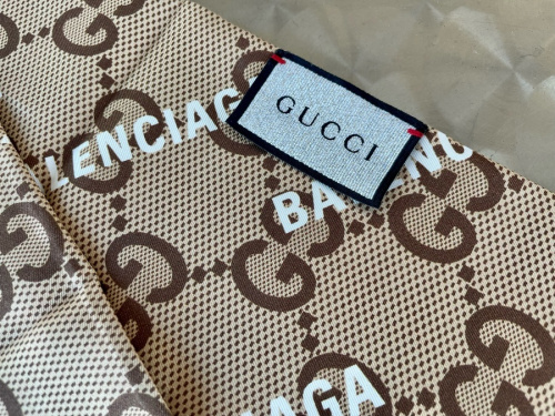 大人気コラボアイテム【GUCCI×BALENCIAGA/グッチ×バレンシアガ】マキシGG プリント シルク  ネックボウをお買取しました[2021.12.15発行]｜トレファクスタイル稲毛店｜洋服・古着の買取と販売の専門店｜トレジャーファクトリー（トレファク）のファッションリユース