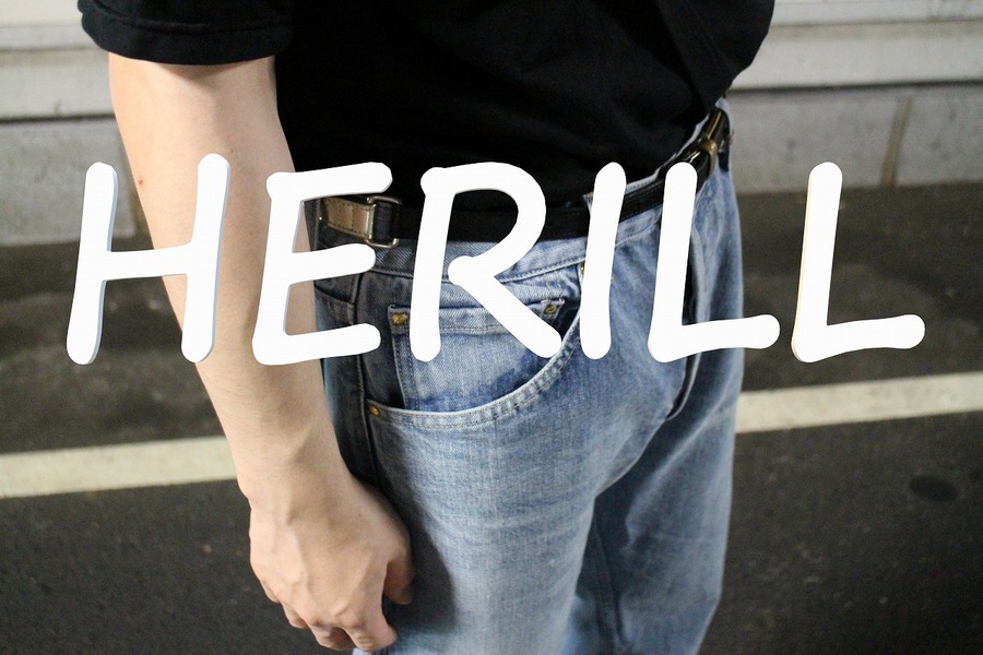 size3】 HERILL / ヘリル 別注 Denim splash 5PK - library