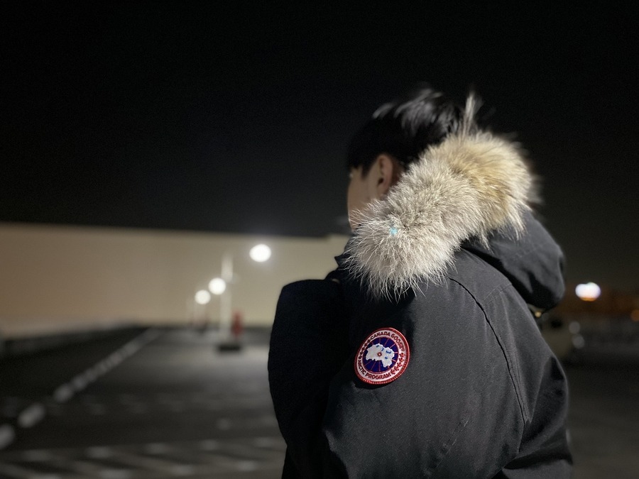 「インポートブランドのCANADA GOOSE 」