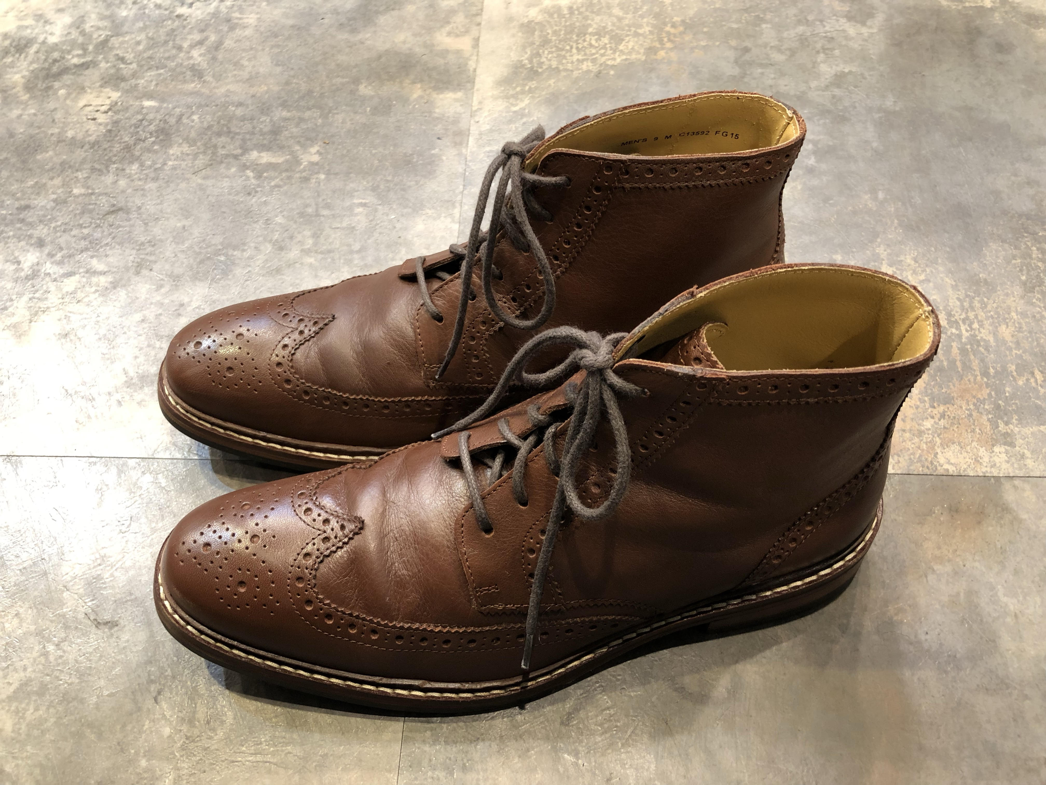 COLE HAAN(コールハーン)からレースアップウィングチップシューズ入荷