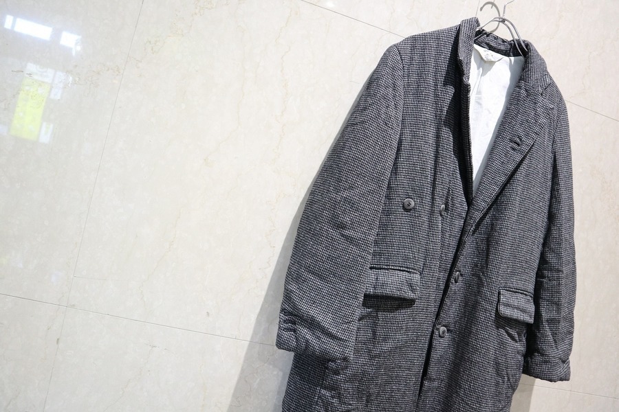 SUNSEAのMIX CHIDORI LONG COATが入荷致しました[2019.12.29発行