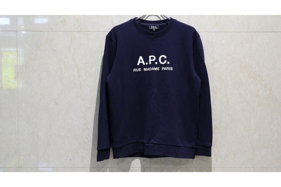 A.P.C. /アーペーセー】よりロゴ刺繍スウェットが入荷致しました