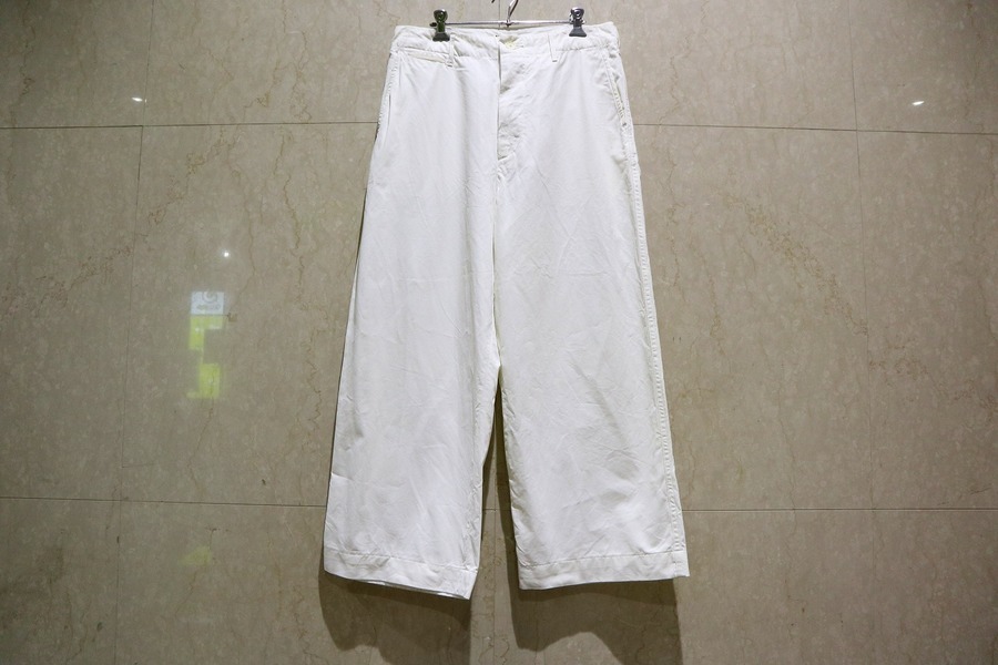 AURALEE / オーラリー】よりWASHED FINX LIGHT CHINO WIDE PANTSが入荷