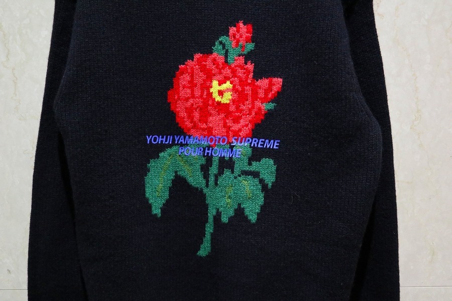 YOHJI YAMAMOTO × SUPREME/ヨウジヤマモト シュプリーム】よりFlower Knit Sweater が入荷致しました[2020.10.08発行]｜トレファクスタイル三軒茶屋店｜洋服・古着の買取と販売の専門店｜トレジャーファクトリー（トレファク）のファッションリユース