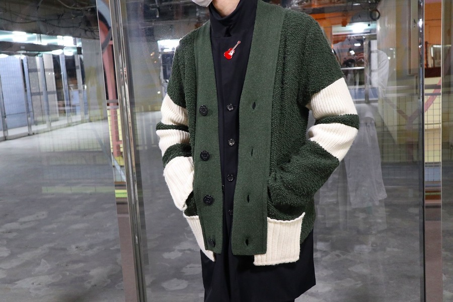 2022人気の sacai 20AW ブラック カーディガン ニット Cardigan Knit