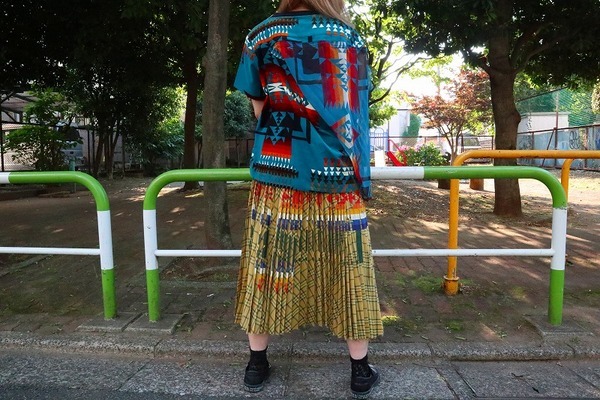 sacai × pendleton スカート-
