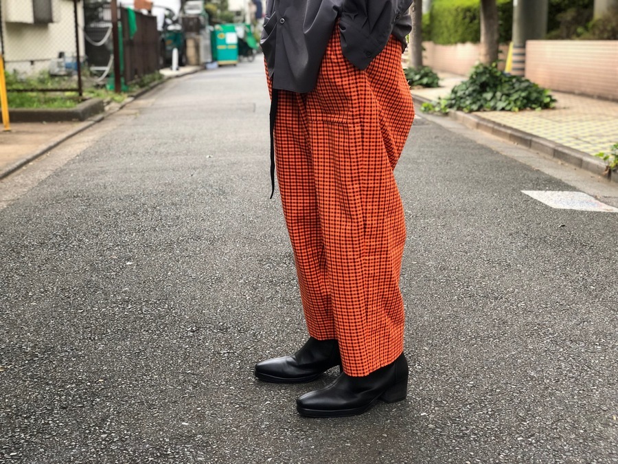 sacai/サカイ】より19awガンクイラブチェックワイドパンツを買取入荷