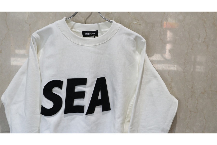 ☆最安 SEA Damaged Crew neck Ivory Msize 純正オーダー safetec.com.br