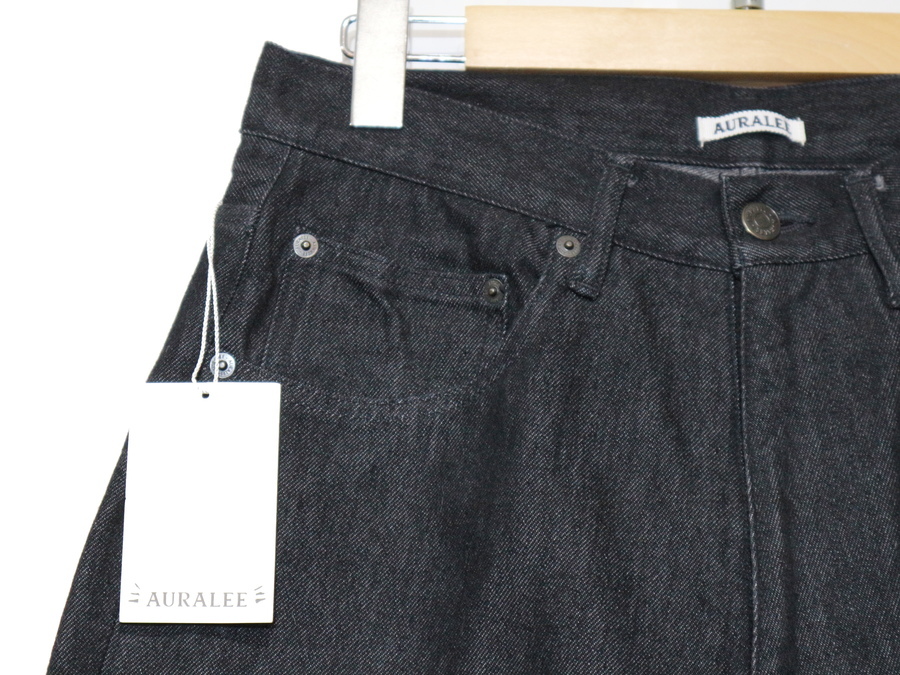 AURALEE/オーラリー HARD TWIST DENIM WIDE PANTS入荷しました！トレ