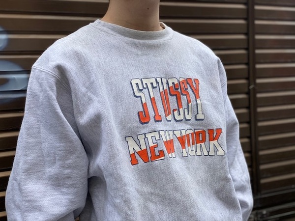 ストリートブランド【Champion×STUSSY/チャンピオン×ステューシー】ヴィンテージプリントスウェット が買取入荷致しました。[2021.04.09発行]｜トレファクスタイル江古田店｜洋服・古着の買取と販売の専門店｜トレジャーファクトリー（トレファク）のファッションリユース