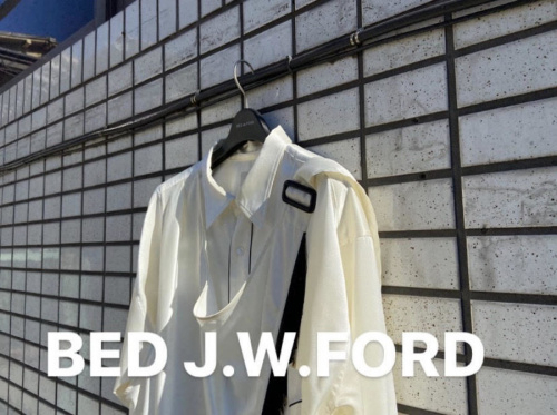 【BED J.W FORD／ベッドフォード】よりFringe Scarf Shirtが入荷