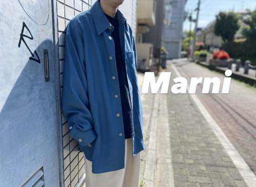 インポートブランド【MARNI／マルニ】よりオーバーサイズシャツ