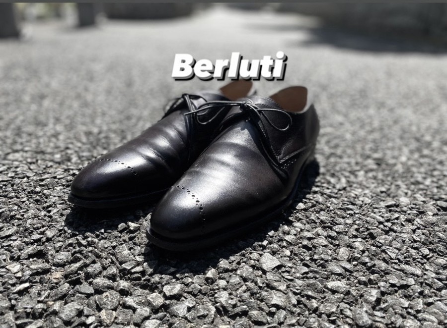 高級紳士靴ブランド【Berluti/ベルルッティ】よりパンチドキャップトゥ