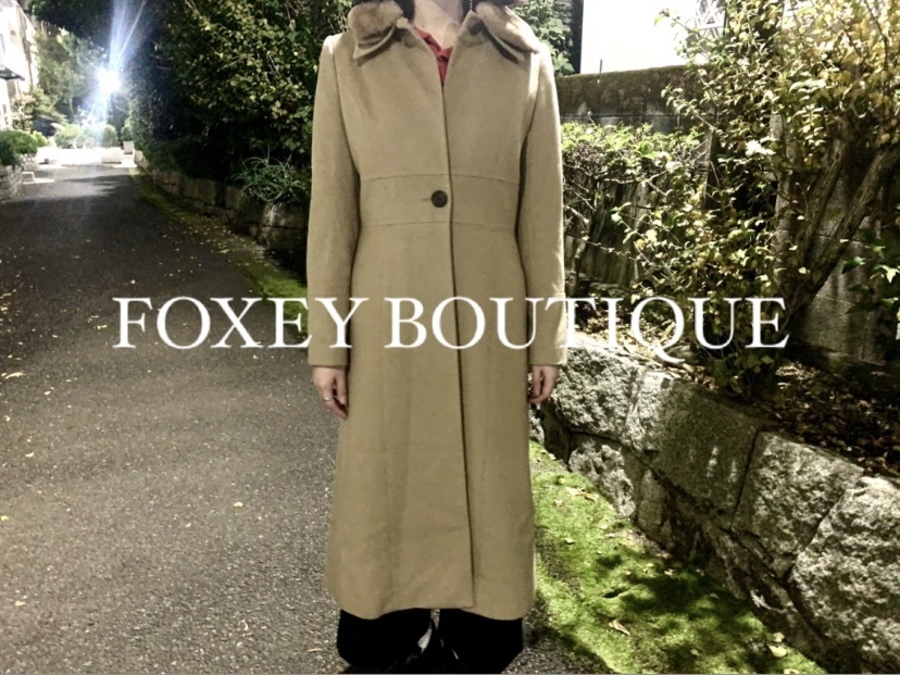 FOXEY BOUTIQUE【フォクシーブティック】よりカシミヤダッフルコートが