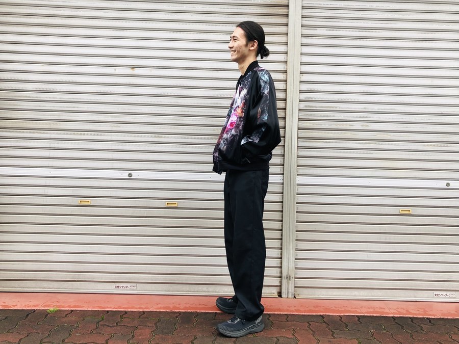 LAD MUSICIAN (ラッドミュージシャン) R/C SATIN REVERSIBLE BLOUSON