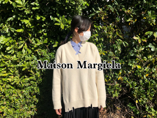 19年モデル】 Maison Martin Margiela 1 (メゾンマルタンマルジェラ1) デストロイVネックウールセーター / ニット  S51GP0128  買取入荷[2021.03.10発行]｜トレファクスタイル堺北花田店｜洋服・古着の買取と販売の専門店｜トレジャーファクトリー（トレファク）の ...