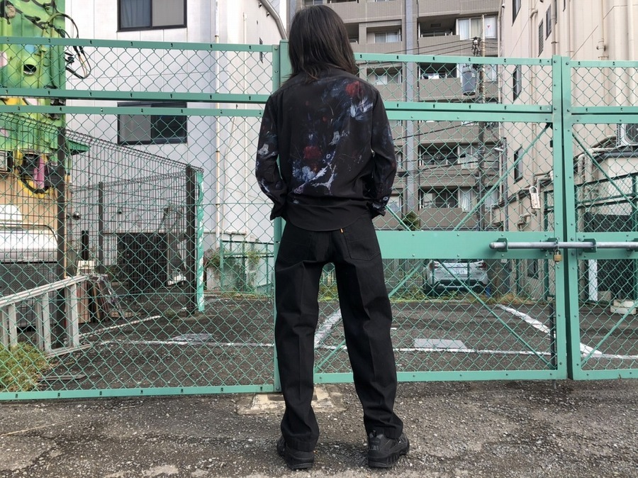 NEON SIGN / ネオンサインよりWide Denim Slacks / ワイドデニム