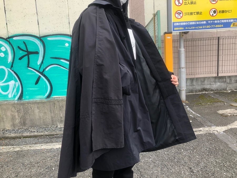 Sasquatch fabrix/サスクワァッチ ファブリックス】CLOAK COAT入荷