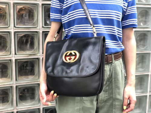 【OLD GUCCI/オールドグッチ】よりインターロッキングGシェリー