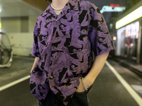 レアアイテム【Hysteric Glamour × 手塚治虫/ヒステリックグラマ×テヅカオサム】より奇子総柄 アロハシャツ 買取入荷致しました。[2021.06.23発行]｜トレファクスタイル下北沢店｜洋服・古着の買取と販売の専門店｜トレジャーファクトリー（トレファク）のファッションリユース