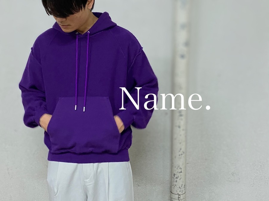 Name./ネイム】よりINSIDE OUT HOODED SWEATERが買取入荷。[2020.09.26