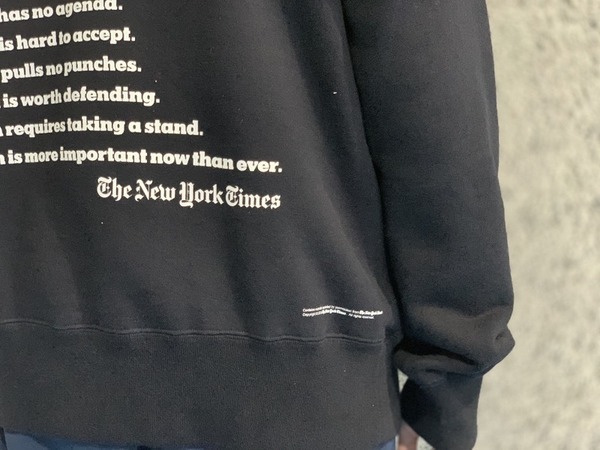 Sacai/サカイ×New york times/ニューヨークタイムズ】よりコラボ