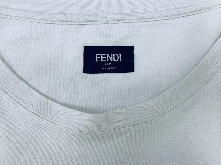 受注生産対応 現行 FENDI Tシャツ ズッカ ロゴ Mサイズ メンズ