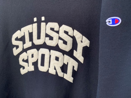 定番ストリートブランドコラボ【STUSSY × Champion / ステューシー