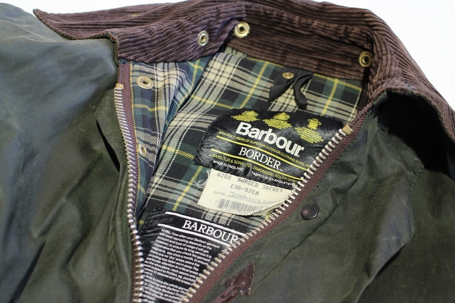 Barbour/バブアー】一生モノのワードローブ。ヴィンテージオイルド