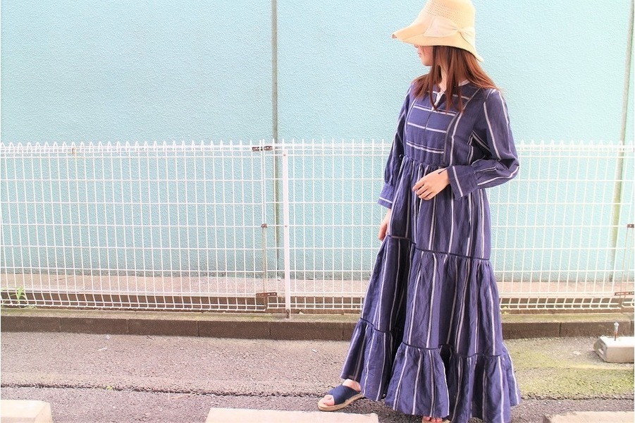 ne quittez pas/ヌキパテ】よりCotton Linen Tiered Dressが買取入荷