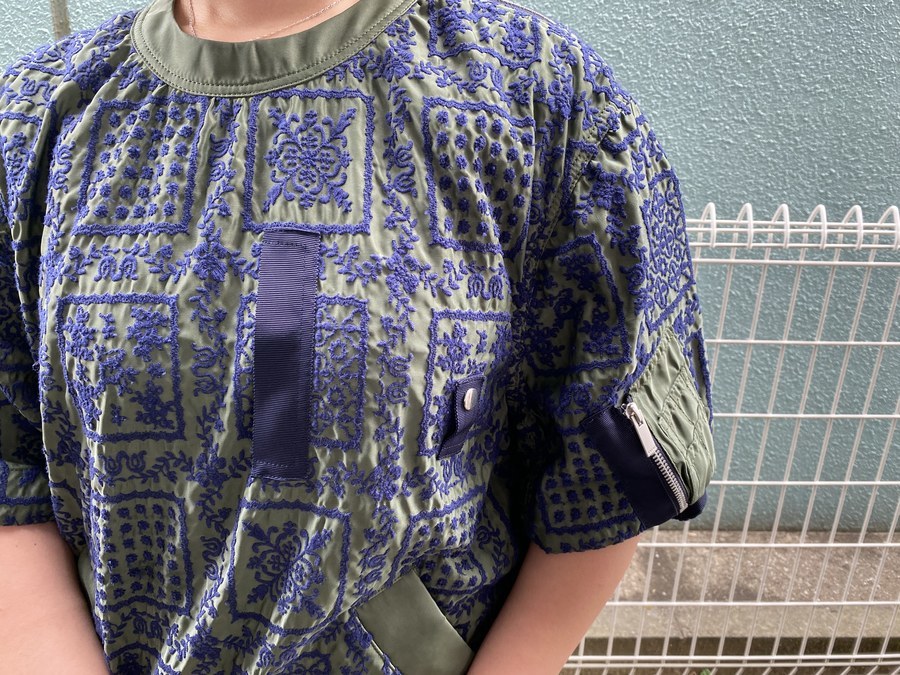 アウトレット最安価格 sacai レインスプーナー コラボ ナイロン刺繍スカート サイズ2 | artfive.co.jp