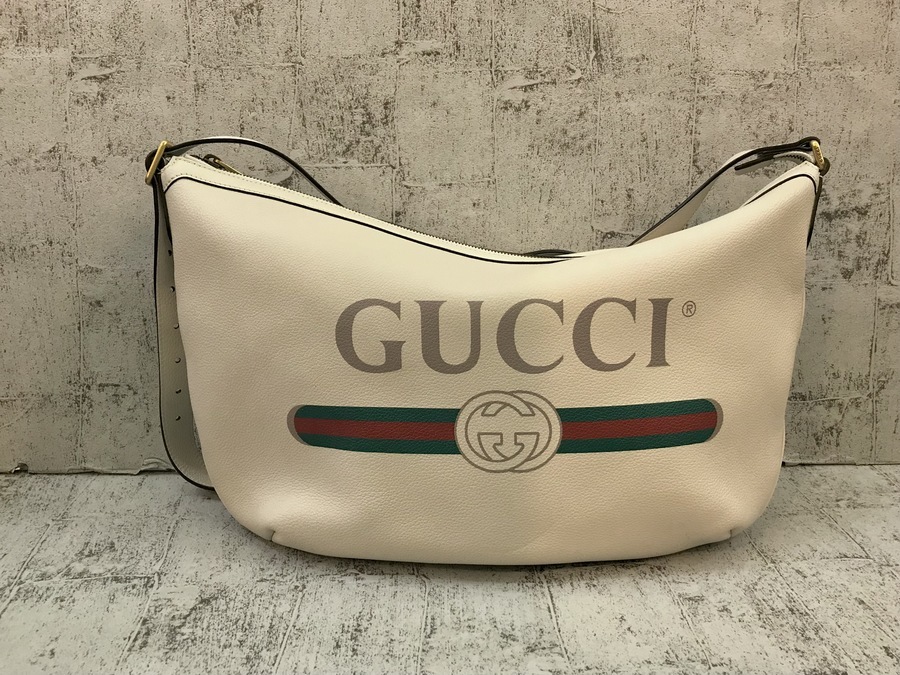 GUCCI／グッチ】ハーフムーンボーボーロゴショルダーバッグ 買取入荷[2021.10.19発行]｜トレファクスタイル横浜都筑店｜洋服・古着の買取と販売の専門店｜トレジャーファクトリー（トレファク）のファッションリユース