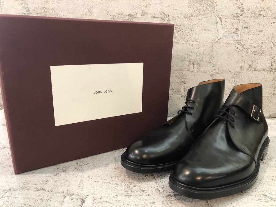 未使用 John Lobb Combe ジョンロブ最高級ブーツ-