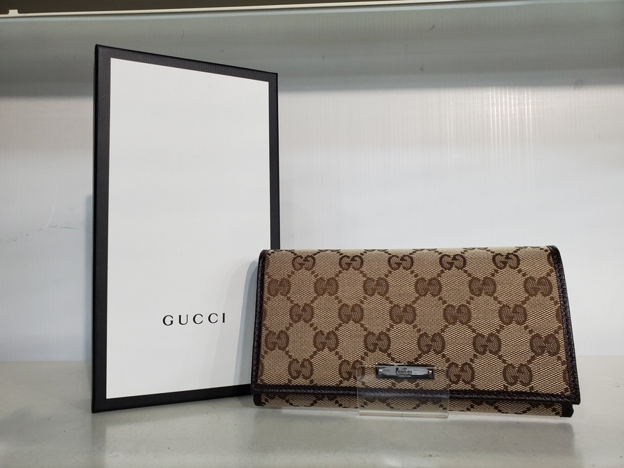 ラグジュアリーブランド【GUCCI/グッチ】長財布買取入荷いたしました