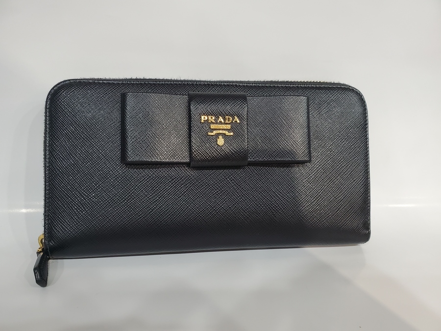 良品⭐鑑定済！PRADA プラダ ヴィッテロムーブ 長財布 ラウンドジップ