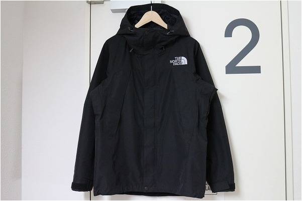 オールブラックのGORE-TEX。THE NORTH FACE(ザ ノースフェイス)の