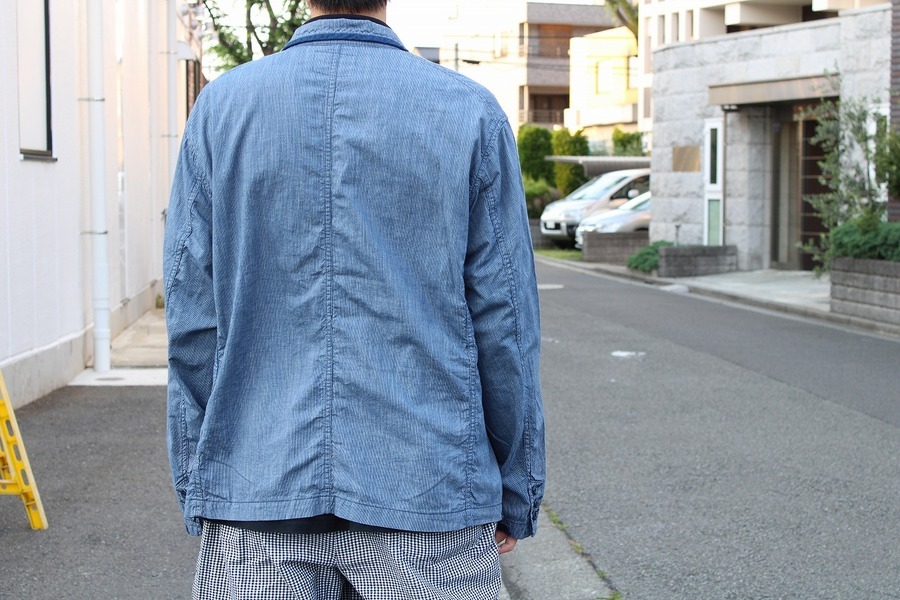 Porter Classic／ポータークラシック】INDIGO STRIPE JACKET