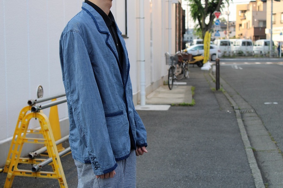 Porter Classic／ポータークラシック】INDIGO STRIPE JACKET