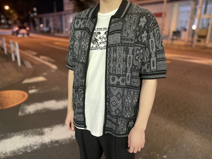 たしろ屋 Supreme 20SS パッチワークニットジップアップアップ